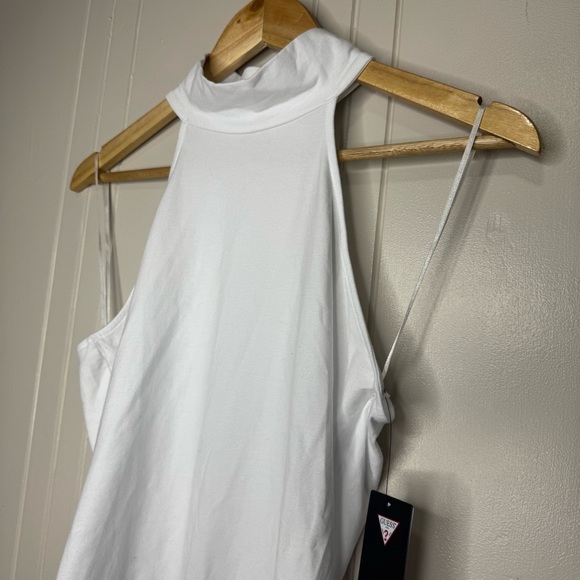 Guess White Sleeveless Cut Out Bodysuit - Picture 10 of 10